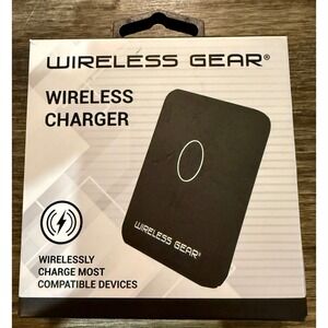 Wireless Gear Wireless Charger Universal Black NEW BL2185 Qi Charging Pad
